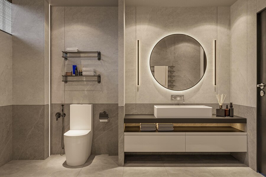 contemporary bathrooms